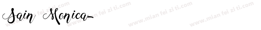 Sain Monica字体转换